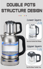 1850W LED GLASS BODAGE GLASS GLASS MAKER DIGITAL DIGITAL CONTROL 2.0L LEALL CLASS CLOTLES 1.0L LOST POT