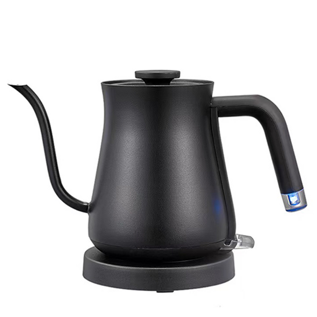 الأجهزة المنزلية المحمولة 0.7L 1350 واط التدفئة السريعة صب فوق غلاية القهوة Gooseneck إبريق قهوة لتخمير الشاي والقهوة