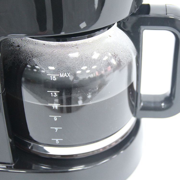 1.5L سعة كبيرة 5-10 أكواب مكافحة بالتنقيط تصفية صانع القهوة الكهربائية بالتنقيط ماكينة صنع القهوة للمقهى