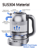 1850W LED GLASS BODAGE GLASS GLASS MAKER DIGITAL DIGITAL CONTROL 2.0L LEALL CLASS CLOTLES 1.0L LOST POT