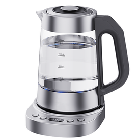 عالية الجودة الدفء وظيفة غلاية المياه الكهربائية ضبط درجة الحرارة زجاج بوروسيليليك مرتفع غلاية غلاية مياه وسخان