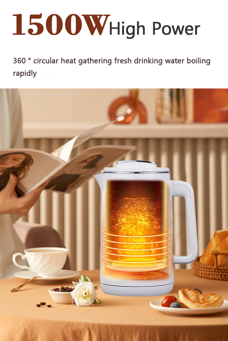 جديد تصميم شاي وعاء رقمي 1.5L+1.1L SAMOVAR التركية صانع الشاي الكهربائي