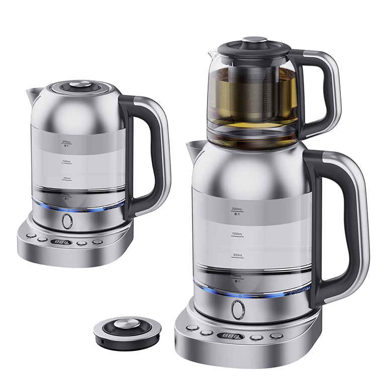 1850W LED GLASS BODAGE GLASS GLASS MAKER DIGITAL DIGITAL CONTROL 2.0L LEALL CLASS CLOTLES 1.0L LOST POT