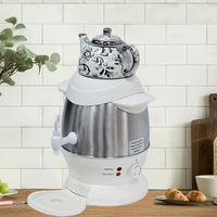 أفضل نوعية غلاية الشاي السماور التجارية متعددة الوظائف 4L غلاية كهربائية غير القابل للصدأ الأبيض السيراميك السماور