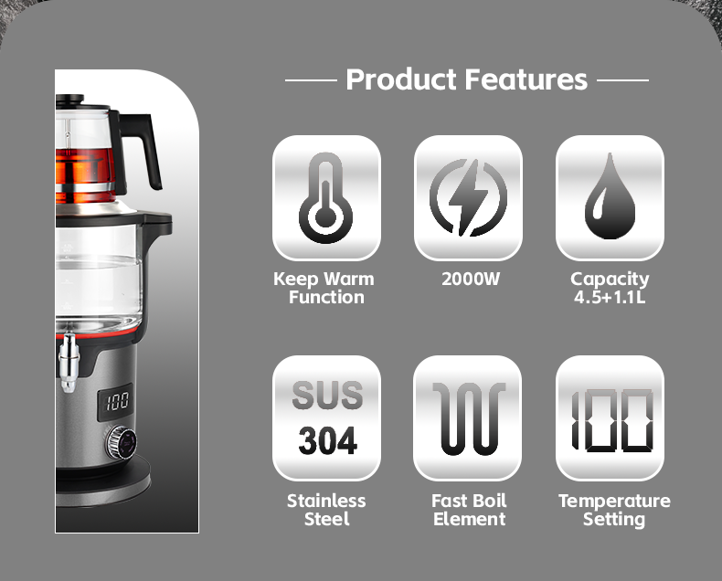 صانعة الشاي 2 في 1