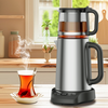 أجهزة المطبخ 1500W MACHENT BOIL-DERY حماية صانع الشاي 2.0 لتر+1.1 لتر طبقة كهربائية مزدوجة مع شاي زجاجي