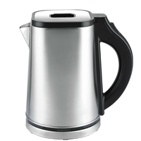 سعر المصنع من الفولاذ المقاوم للصدأ سعة 1.6 لتر سعة كبيرة وتصميم جديد سهل التنظيف للغلاية الكهربائية