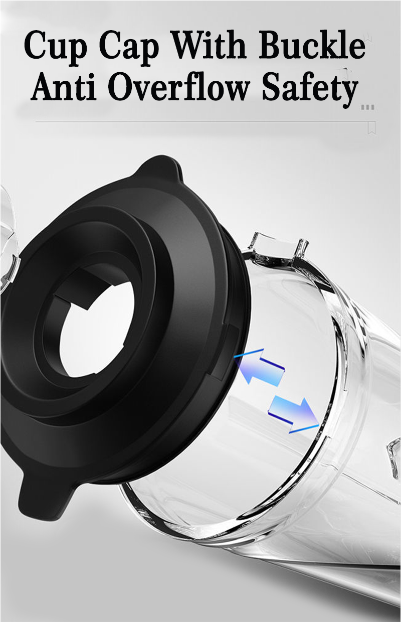 خلاط عصائر كهربائي عالي السرعة 2200 واط 304 Licuadora Cuchilla Nutri خلاط طعام متعدد الوظائف خلاط للمنزل