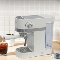 ماكينة صنع القهوة المنزلية الكهربائية الإيطالية شبه الأوتوماتيكية ماكينة صنع قهوة اسبريسو ماكينة تجارية للمكتب والمنزل والمقهى والسيارة للفنادق 