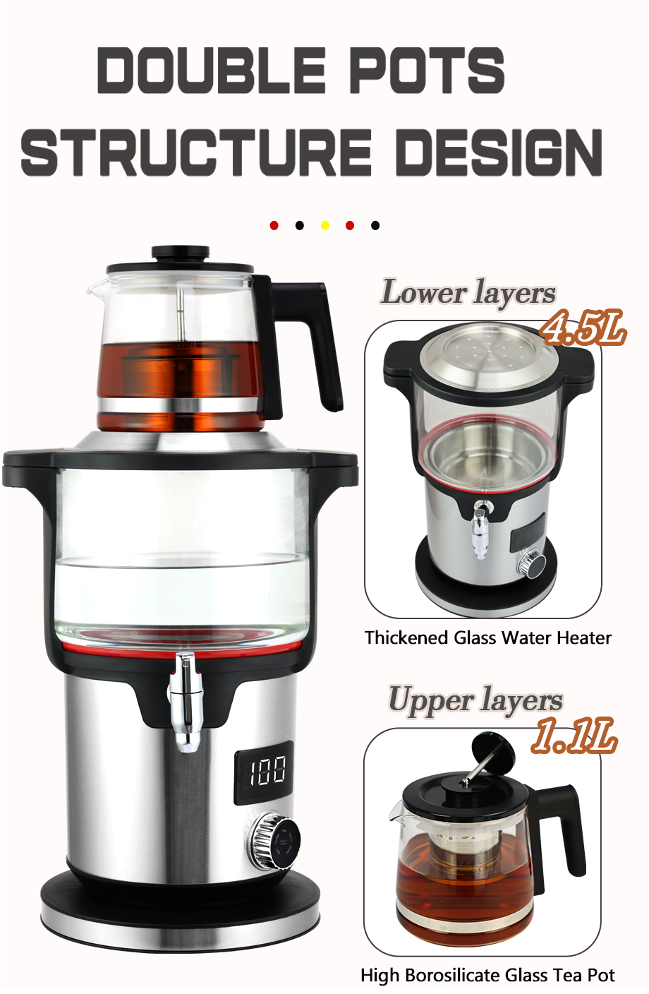 تصميم هيكل الأواني المزدوجة