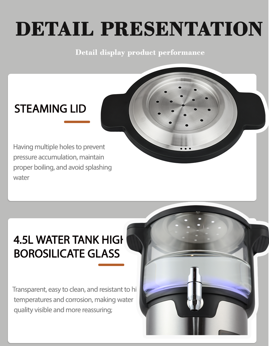 غلاية زجاج البورسليكات