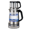 الشرق الأوسط المملكة العربية السعودية Samovar نوع جديد 1.7l + 1.0l ماكينة صنع الشاي التركي من الفولاذ المقاوم للصدأ مع إبريق شاي زجاجي غلاية كهربائية