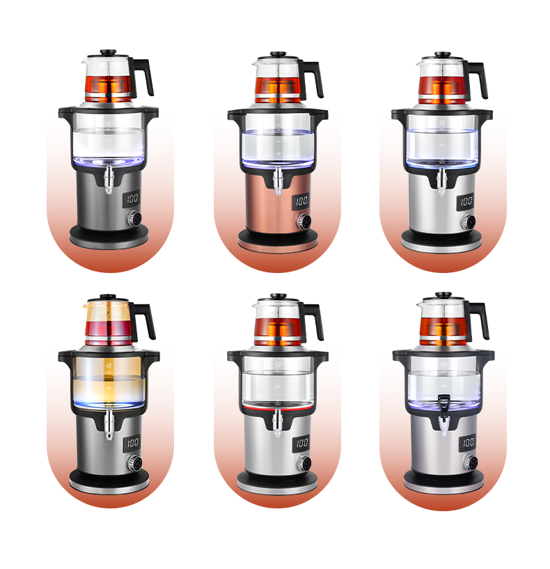 المملكة العربية السعودية أجهزة المطبخ الكهربائية Samovar تركيا آلة الشاي التحكم الرقمي في درجة الحرارة الدفء غلاية شاي كهربائية