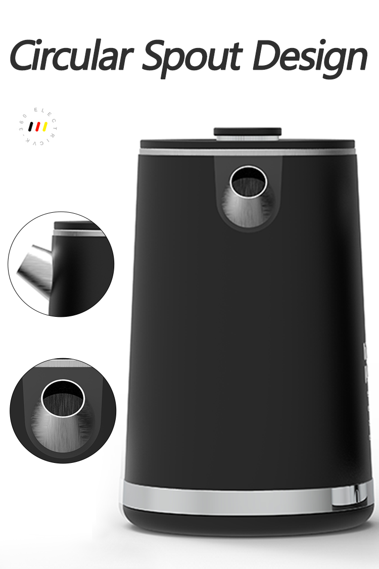 Yuekon 1.5L+1.1L غلاية زجاجية إلكترونية وبلايوت 2 IN1 صانع شاي طبقة مزدوجة مع التحكم في درجة الحرارة
