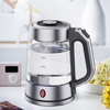 الأجهزة المنزلية 1.7l 1850w سرعة غليان الماء غلاية كهربائية زجاج بوروسيليليك مرتفع غلاية كهربائية صانع الشاي
