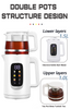 جديد تصميم شاي وعاء رقمي 1.5L+1.1L SAMOVAR التركية صانع الشاي الكهربائي
