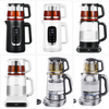 الشرق الأوسط المملكة العربية السعودية Samovar نوع جديد 1.7l + 1.0l ماكينة صنع الشاي التركي من الفولاذ المقاوم للصدأ مع إبريق شاي زجاجي غلاية كهربائية