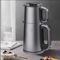 حار بيع أجهزة المطبخ الكهربائية صانع الشاي السماور التركي لغلاية شاي 2.0l مع براد شاي 