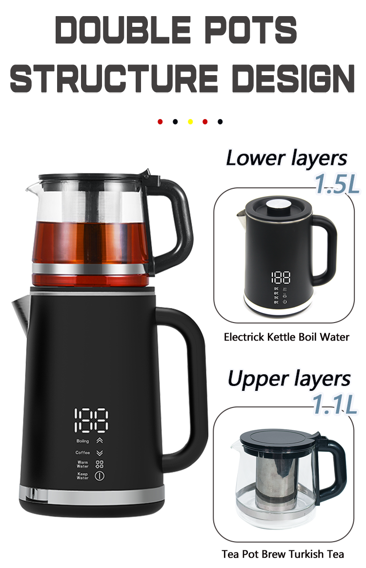 Yuekon Appliances Appliances Maker Arivic Tea Maker CE ROHS Digital الحفاظ 