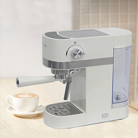 ماكينة صنع قهوة ميلوكس 20 بار اكسبرسو لاتيه وكابتشينو منزلية من الفولاذ المقاوم للصدأ ماكينة صنع رغوة الحليب التركية