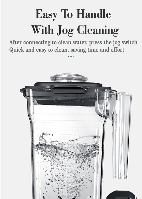 1800 واط منتج أغذية قوي كبير صناعي متعدد الوظائف عالي السرعة عصير الفاكهة المنزل المطبخ منتج أغذية كهربائي خلاط